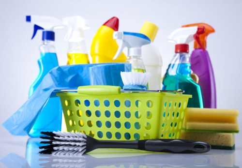 Local after builders cleaning team working in a Hounslow residential property