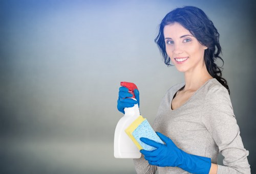 Confident customer completing a secure Hounslow Carpet Cleaners payment